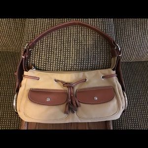 👜 Daisy Fuentes Copper On Tan w/Silver